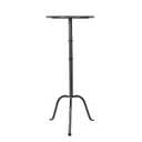 Creative Co-Op Metal Martini Table, Round, 12.5 Inches X 27.75 Inches