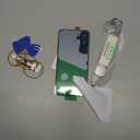 Rear Back Glass Replacement for Samsung Galaxy S23 with Reparing Toolkit and Manual (Green)