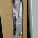 Regalo Safety 29-49" Easy Step Extra Wide Baby Gate for Doorways & Bottom of Stairs, Pressure Mounted Safety Gate with Door for Babies, Toddlers & Pets, Platinum