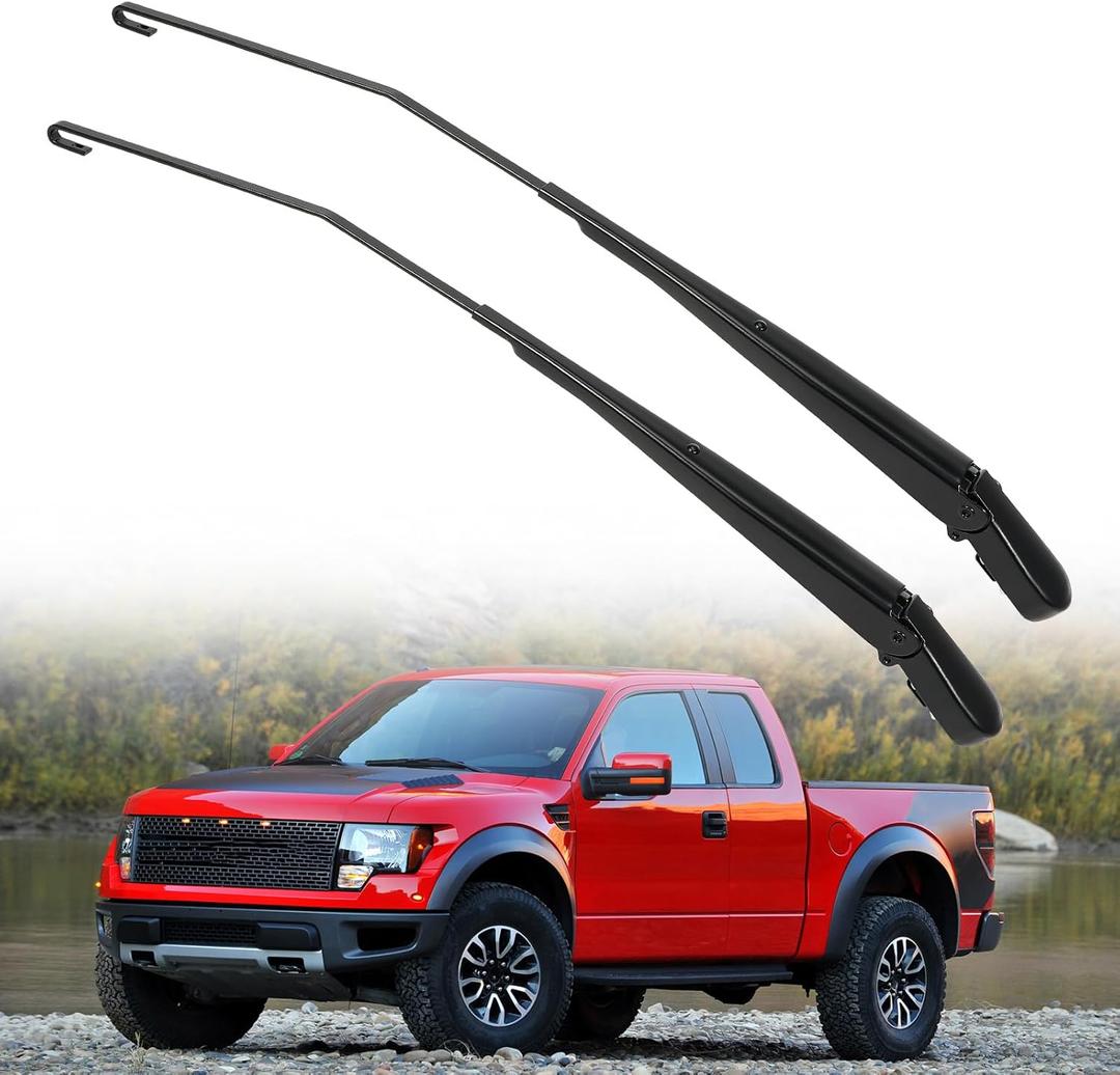 1 Pair Windshield Wiper Arm Compatible with Ford F-150 2004-2014#Replace 9L3Z-17527-A 42937 9L3Z-17526-A 42992 (Front Left + Front Right)
