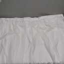 Suppromo 6ft White Tulle Table Skirt for Rectangle Tables or Round Tables Tutu Table Skirt White Ruffle Table Cloths for Wedding Bridal Shower Birthday Party Desk Skirt Decorations (72" x 30" (6FT))