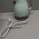 Evoloop Electric Tea Kettle, 1500W /1.0L Hot Water Boiler Heater Pot, Retro Small Electric Kettle, 100% Stainless Steel BPA Free Electric Teapot, Auto Shut-Off & Boil-Dry Protection