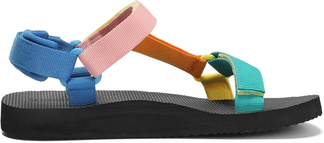 Women's Original Sandals Comfortable Quick-Drying Casual Sport Sandal Walking Hiking Water Sandals With Arch Support 2025 (10, Mutli)