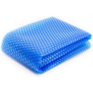 Spa Depot Thermo-Float 16-mil 7ft x 7ft Hot Tub Bubble Cover Floating Spa Blanket - trimmable Heavy-Duty Insulating Solar Heating