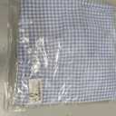 Kistore Womens Button Down Shirts Short Sleeve Summer Gingham with Pockets (Small, Blue)