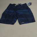 Kanu Surf Mens Bellaire Swim Trunks (Regular & Extended Sizes) (Large, Jetstream Navy)