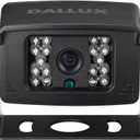Bus Truck Vehicle Backup Cameras Wide View Angle cab cam Rearview Reverse Waterproof Night Vision 4 PIN Cam for Travel Trailer/Pickup/Van/RV Camper/Motor Home (12V, Package Does Not Include Extension Cable)