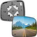 Passenger Side Mirror Replacement for Jeep Liberty 2002 2003 2004 2005 2006 2007 - Right Side Mirror Glass, Rear View Mirrors Glass with Power Heated