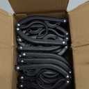 30 Pcs Travel Hangers Portable Foldable Travel Hanger Organizer, Plastic Cruise Essentials Clothes Drying Rack Folding Hangers for Camping Flying RV Europe Vacation Essentials Suitcase, Black