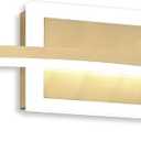 PRESDE 32in Dimmable LED Gold Bathroom Light Fixtures Over Mirror, Vanity Light for Bathroom,Modern Brushed Bronze Bath Wall Lighting
