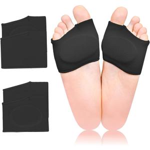 Metatarsal Pads for Women & Men 2 Pairs Gel Cushion Foot Supports Ball of Foot Pain Relief Metatarsalgia Morton's Neuroma (Medium)