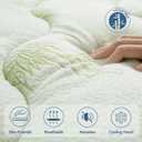 Viscose Dual Layer 2 Inch Short Queen Mattress Topper for RV Camper