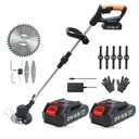 Electric weed wacker cordless eater battery powder, 21 V Lightweight Stringless Grass Trimmer