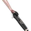 YEEGOR 1/2 inch Thin Curling Iron,Extra Long Barrel Culing Wannd,100-240V Dual Voltage Small Hair Curler for Tight Curls,12 Temps