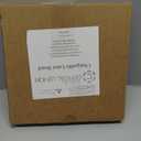 C CRYSTAL LEMON Black Felt Letter Board 10x10in  Milestone & Pregnancy Announcement Message Board with 336 Letters, Wooden Frame, Wall Mount or Stand