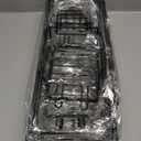 Veken Rustproof Shower Caddy 6-Pack, No Drilling & Waterproof Adhesive Shower Shelves Rack with Soap Holder, Large Capacity Bathroom Organizers and Storage, Wall-Mounted Kitchen & Home Decor (6-Piece Set for Master Bathroom (Rustproof Upgrade, Black)