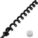 18 1/4" Auger Shaft Screw Replacement Parts for Pit Boss 700 Series Pellet Grills, Auger Flighting Shaft Kit with Auger Motor Bushing, Replacement Parts Number: 74079, 31893, 18 1/4" for PB 700 Series