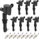 Set of 8 Ignition Coil Pack with 8 Spark Plugs Compatible with 2004-2008 Ford F-150 5.4L, 2005-2008 F-250 F-350 Super Duty Expedition Lincoln Mark LT Navigator 5.4L 6.8L Replace C1541 DG511