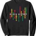 Black History Month Apparel Powerful Leaders Men Women Sweatshirt, XL