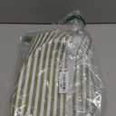 Walrus Heavy Duty Vinyl Tablecloth with Flannel Backing Waterproof Oil-Proof Plastic Table Cloth Stain-Resistant Wipeable Rectangle or Square Table Cover for Indoor and Outdoor (Stripe, 60X84 Inch)