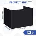 Crtiin 24 Pcs Privacy Folders for Students Desk Dividers Standard School Privacy Cardboard Board Testing Dividers Shield for Classroom Teacher Supplies Keep Eyes from roving(Stylish)