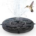 Solar Fountain Water Pump for Bird Bath, Floating Solar Powered Water Fountain Pump for Bird Bath, Garden, Pond, Pool, Outdoor (1.4W)