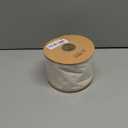 LaRibbons Ivory Gold Reversible Velvet Lurex Wired Ribbon, 4 Inch x 10 Yards Cream Ribbon for Gift Wrapping, Christmas Tree Decoration, Crafts Wreaths Supplies