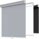 Cordless Roller Shades VELAFORM (36" W x72 H, Grey), Spring Retract