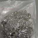 Handmade Rhinestones lace Trim Patches handsewing Beads Applique for Dress DIY Accessories (Silver)