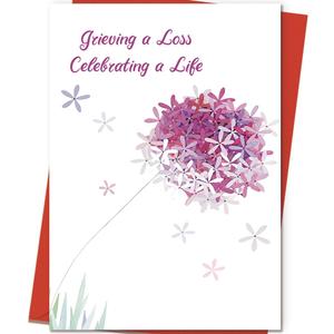 ICOOLYI Sympathy Card, Comforting Sympathy Gift for Loss of a Loved One, Faith-Inspired Condolence Card