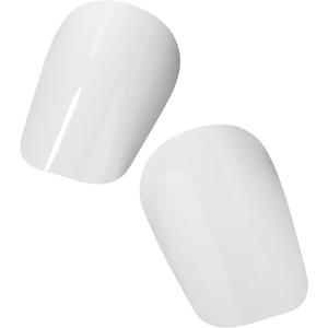 2pcs Mini Soccer Shin Guards, 5.04x3.35 Inch Small Football Shin Pads Youth Adults Shin Guards Tiny Shin Pads Protective Miniature Shin Guards for Men Women Boys Girls (Smooth Surface White)