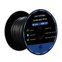 Low Voltage Landscape Lighting Wire - Outdoor Direct Burial Underground Low-Energy Circuit Cable (16/2 Black, 250ft)