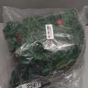 Christmas Garland with Lights,Pre-lit 9ft Christmas Decorations with 50 LED Lights,with Waterproof Battery Box,Indoor&Outdoor Use,for Stairs Fireplace Front Door Porch Home (Battery NOT Include)