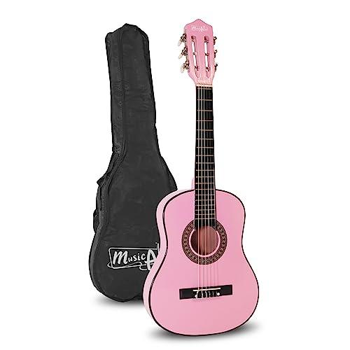 Music Alley MA-52 30" Half Size Junior Guitar For Young Kids (Pink)