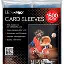 Ultra PRO - Penny Sleeves Clear Card Sleeves for Standard Size Trading Cards Measuring 2.5" x 3.5" - Perfect for Pokemon Cards, Trading Cards, Sport Cards, and More - 500 x 3 Pack, 1500 Total