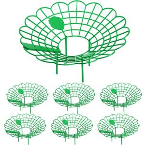 Iceyyyy 6 Pack Strawberry Plant Stand Supports-Strawberry Plant Support Stand Rack with 4 Support Feets-Growing Frame Holder Cage to Keep Berries Clean and Prevent Rot(6 Pack)
