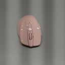 TECKNET Wireless Mouse, 2.4G Ergonomic Optical Mouse, Computer Mouse for Laptop, PC, Computer, Chromebook, Notebook, 6 Buttons, 24 Months Battery Life, 2600 DPI, 5 Adjustment Levels - Pink