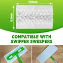 Dry Mop Refills Thickened and Feathery Pads 60 Count for Dirt, Pet Hair and Dust, Compatible with Swiffer Sweeper and ClicLak Regular Mop, Disposable Sweeping Cloths for Floor Mopping and Cleaning