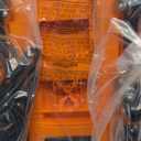 Folding Hand Truck500lbs, Portable Heavy Duty Dolly Cart, 6 Wheels Collapsible Luggage Cart with 2 Elastic Ropes - Compact Trolley Cart for Easy Moving - Ideal Hand Cart for Travel and More (17, Orange)