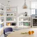Raybee Garage Shelving White Storage Shelves 2010LBS Heavy Duty Metal Shelving Adjustable Metal Shelves for Storage Kitchen Pantry 63" H x 32.1" W x16.6 D