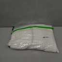 AMOAMI Upgraded Waffle Runner Rug Super Absorbent Non Slip Bath Mats for Bathroom Machine Washable Bathroom Runner Rug with Tassels, Ideal for Hallway Bedroom Laundry Room, White, 17" x 72"