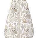 Yoofoss Baby Sleep Sack 6-12 Months, 1.5 Tog Baby Wearable Blanket with 2-Way Zipper, 100% Cotton Organic Fabric Winter Infant Sleeping Sack, Warm Soft Comfy