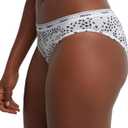 Hanes Women's Originals Bikini Panties, Breathable Stretch Cotton Underwear, Assorted, 6-pack (M)