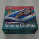 Premium Inflatable Tanning Pool Lounger | Large Inflatable Tanning Bed for Adults - 4 in 1 Multipurpose Suntan Tub | Pool Floats Adults, Inflatable Pool Float | Tanning Float - Sunbathing Pool Raft