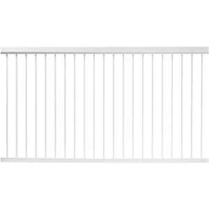 Vista Level Rail Kit Aluminum White 42 in. high x 8 ft. Wide