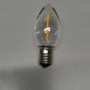 Meconard C9 Led Replacement Christmas Light Bulb, 25 Pack C9 Shatterproof Led Bulbs for Christmas Outdoor String Lights, E17 Intermediate Base, Commercial Grade Holiday Bulbs, Warm White