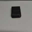 Compatible with Samsung Galaxy Z Flip 6/5/4/3/2/5G Belt Cell Phone Holder Men, Mobile Phone Belt Clip Holster Leather Smartphone Case with Belt Loop Belt Waist Purse Belt Bag with Carabiner Hook (Black)