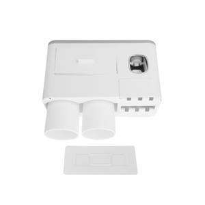 Compact Toothbrush Rack with Automatic Squeezer for Streamlined Bathroom Use