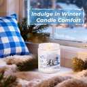 Winter Candle Set | 6 Pack Christmas Scented Candles for Home - Holiday Soy Candle Gift Set for Women Men, Aromatherapy Candles Scents of Hello Winter/Forest/Cider/Warm/Fireside/Bonfire