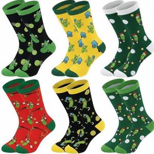 Glitopper 6 Pairs Funny Dinkball Socks for Adult Youth Novelty Socks for Dinkball Lovers Gifts Outdoor Sport Gear Accessories